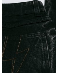 Женские бело-черные джинсы от Givenchy