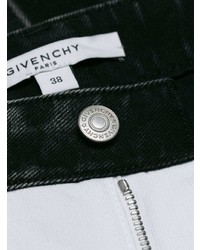 Женские бело-черные джинсы от Givenchy