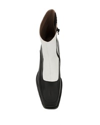 Бело-черные кожаные ботильоны от Y/Project