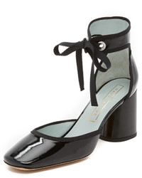 Бело-черные кожаные туфли от Marc Jacobs