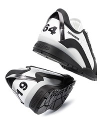 Мужские бело-черные кроссовки от DSQUARED2