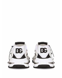 Мужские бело-черные кроссовки от Dolce & Gabbana
