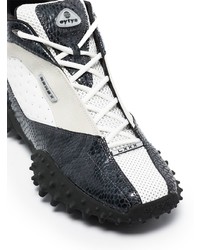 Мужские бело-черные кроссовки от Eytys