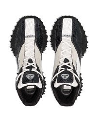 Мужские бело-черные кроссовки от Eytys