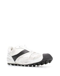 Мужские бело-черные кроссовки от Marni