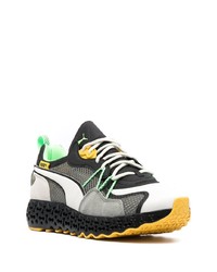 Мужские бело-черные кроссовки от Puma