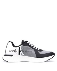 Мужские бело-черные кроссовки от Calvin Klein