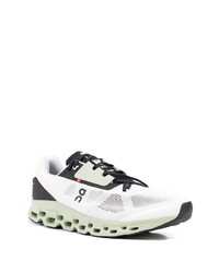 Мужские бело-черные кроссовки от ON Running