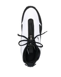 Мужские бело-черные кроссовки от Comme des Garcons