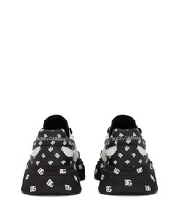 Мужские бело-черные кроссовки от Dolce & Gabbana