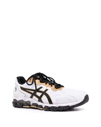 Мужские бело-черные кроссовки от Asics