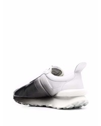 Мужские бело-черные кроссовки от Lanvin