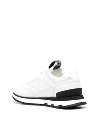 Мужские бело-черные кроссовки от BOSS