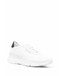 Мужские бело-черные кроссовки от Philipp Plein