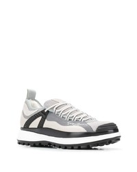 Мужские бело-черные кроссовки от Giorgio Armani