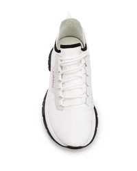 Мужские бело-черные кроссовки от Givenchy