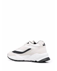 Мужские бело-черные кроссовки от DSQUARED2