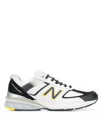 Мужские бело-черные кроссовки от New Balance