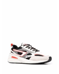 Мужские бело-черные кроссовки от Diesel