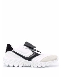Мужские бело-черные кроссовки от Pantofola D'oro