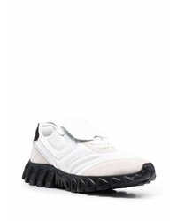 Мужские бело-черные кроссовки от Pantofola D'oro