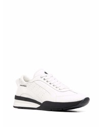 Мужские бело-черные кроссовки от DSQUARED2