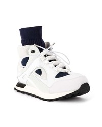 Мужские бело-черные кроссовки от Maison Margiela