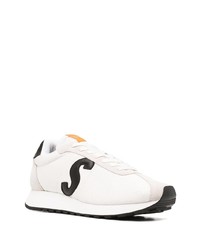 Мужские бело-черные кроссовки от Paul Smith