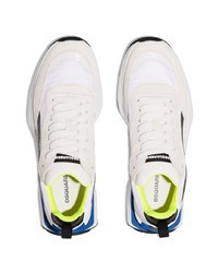 Мужские бело-черные кроссовки от DSQUARED2