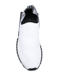 Женские бело-черные кроссовки от Dolce & Gabbana