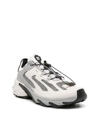 Мужские бело-черные кроссовки от Salomon