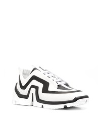 Мужские бело-черные кроссовки от Pierre Hardy