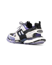 Мужские бело-черные кроссовки от Balenciaga