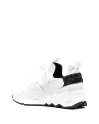 Мужские бело-черные кроссовки от Pierre Hardy