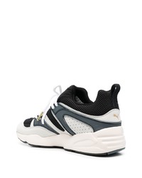 Мужские бело-черные кроссовки от Puma