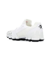 Мужские бело-черные низкие кеды от Plein Sport