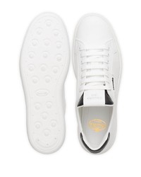 Мужские бело-черные низкие кеды от Church's