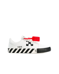 Мужские бело-черные низкие кеды от Off-White