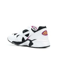 Мужские бело-черные низкие кеды от Puma