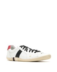 Мужские бело-черные низкие кеды от OSKLEN