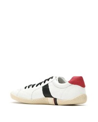 Мужские бело-черные низкие кеды от OSKLEN