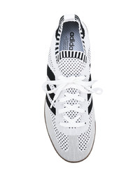 Мужские бело-черные низкие кеды от adidas