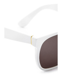 Женские бело-черные солнцезащитные очки