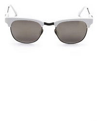 Женские бело-черные солнцезащитные очки от Westward Leaning