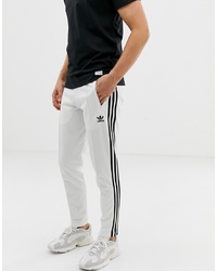 Мужские бело-черные спортивные штаны от adidas Originals