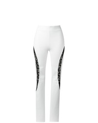 Бело-черные узкие брюки от Tufi Duek