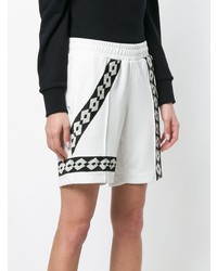 Женские бело-черные шорты с принтом от Damir Doma