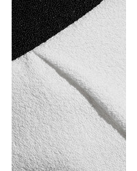 Женские бело-черные шорты от Helmut Lang