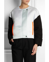 Женский бело-черный бомбер от Roksanda Ilincic