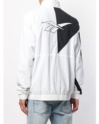 Мужской бело-черный бомбер от Reebok